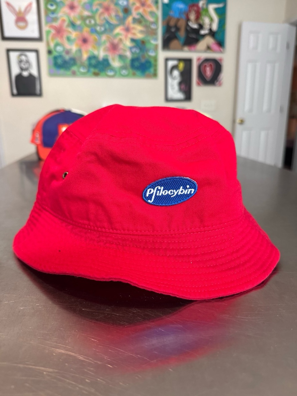 Pfilocybin Red Bucket Hat